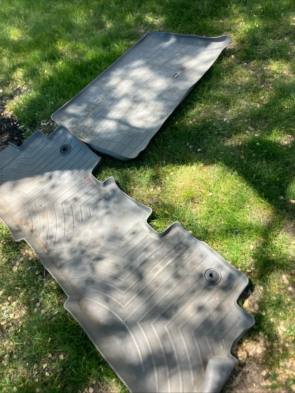 WeatherTech Universal Rear FloorLiner Set Toyota Sienna & All-Weather Mats